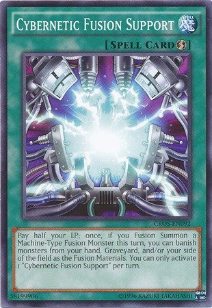 Yu-Gi-Oh! - Cybernetic Fusion Support (Cros-En092) - Crossed Souls - Unlimited Edition - Common