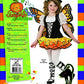 Rubie'S Official Girls Monarch Butterfly Costume Girls Medium