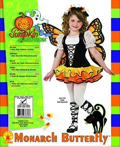 Rubie'S Official Girls Monarch Butterfly Costume Girls Medium
