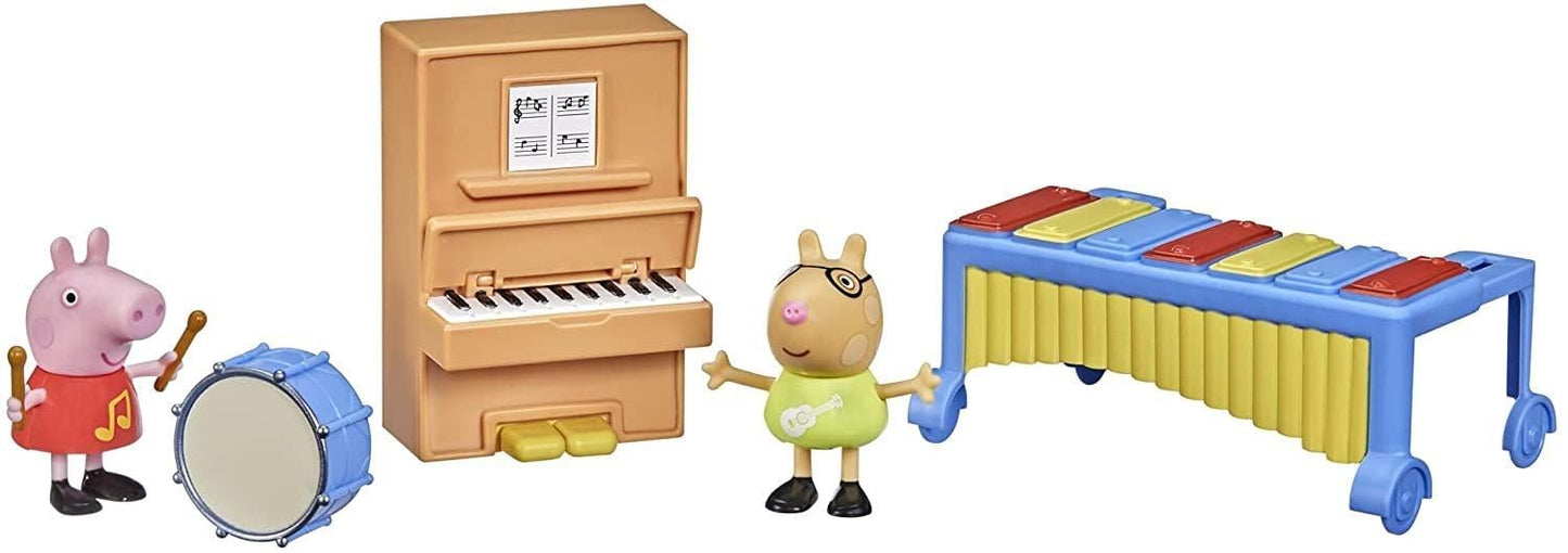 Peppa Pig Peppa'S Adventures Peppa'S Making Music Fun Preschool Toy, With 2 Figures And 3 Accessories, Ages 3 And Up