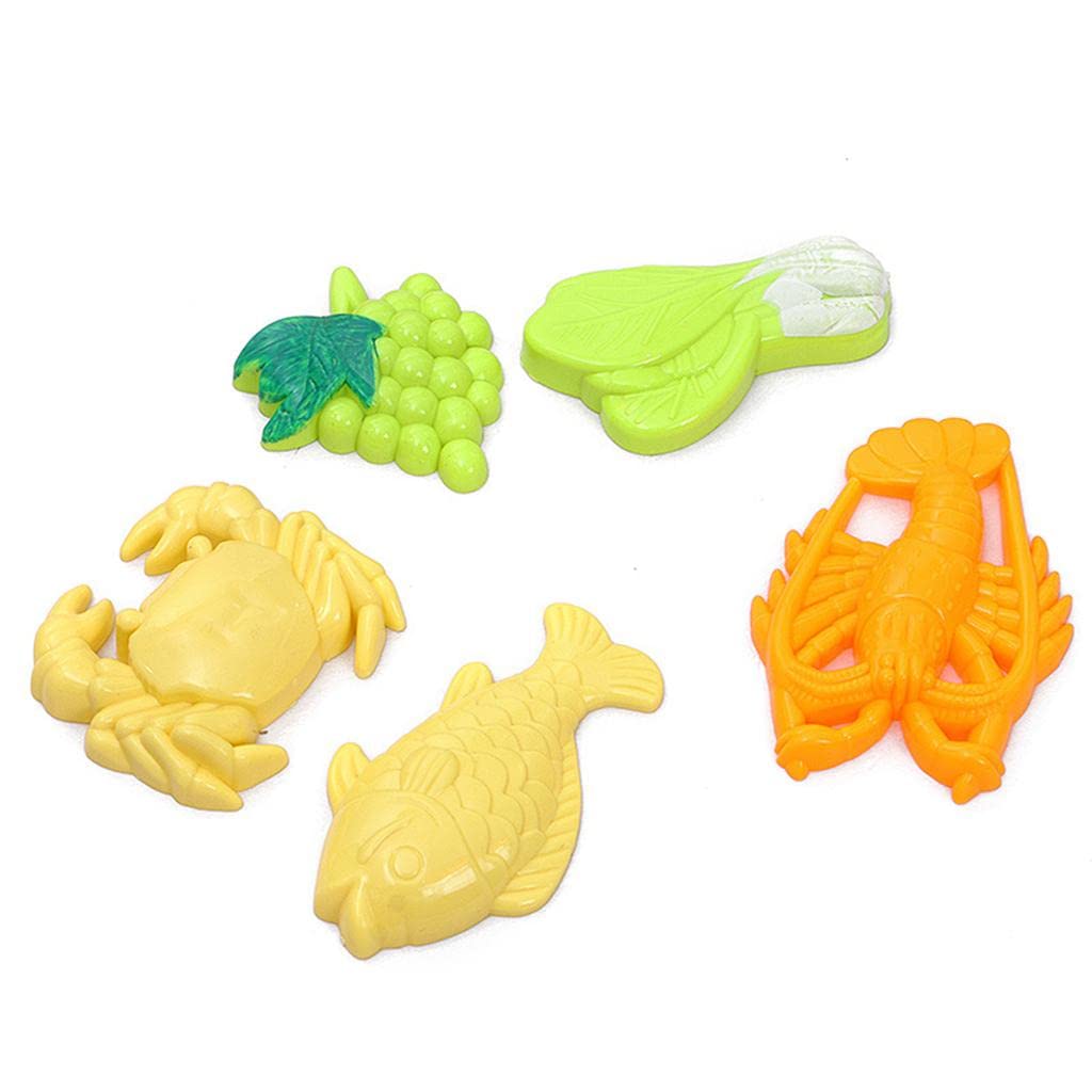 ATORSE Play Food Set Pretend Play Cooking Seafood Roleplay Game Kids Kitchen Toys