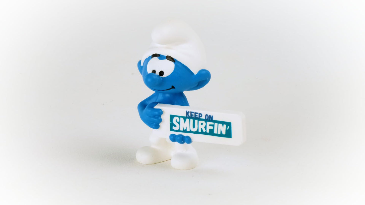 Schleich Smurfs, Collectible Retro Toys And Figurines For All Ages, Keep On Smurfin' Figure
