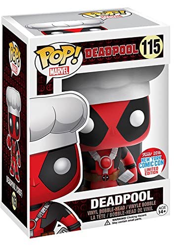 Funko Pop Chef Deadpool Nycc 2016 Exclusive Vinyl Bobblehead Figure