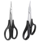 2-Pack HobbyPark RC Body Trimming Scissors Set, 1 Straight & 1 Curved Scissor for RC Vehicle Truck Buggy Lexan Plastic Bodyshell