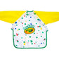 Crayola Art Smock for Toddlers, Waterproof Bib, 1 Count, Ivory, Model 811379, Best Fit for Age 1 (12 Months)