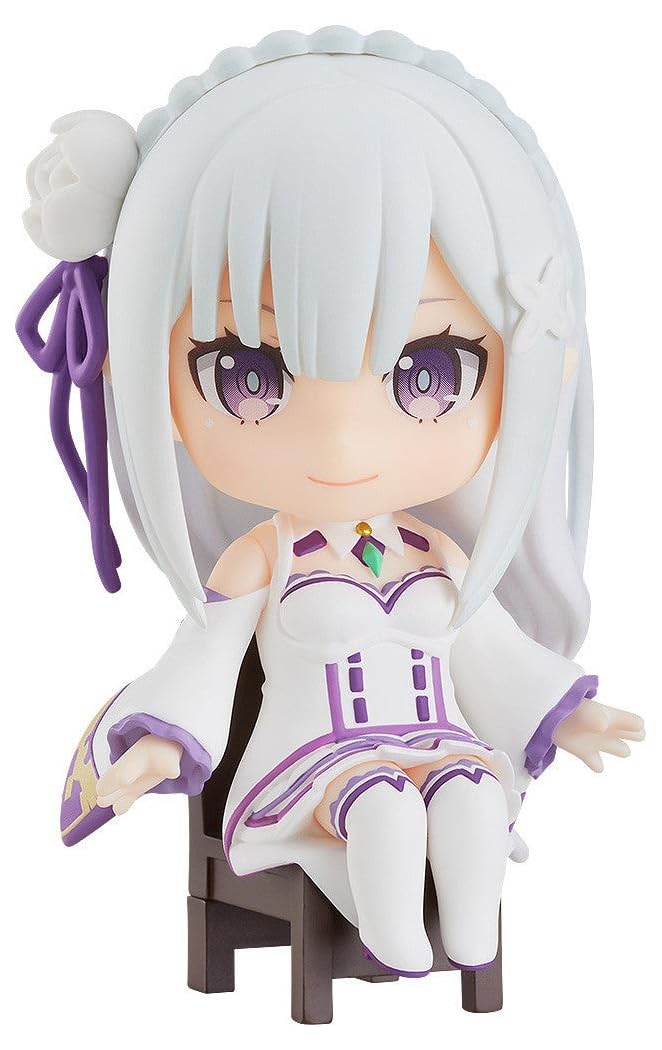 Good Smile Re:Zero – Starting Life In Another World: Emilia Nendoroid Swacchao! Action Figure, Multicolor