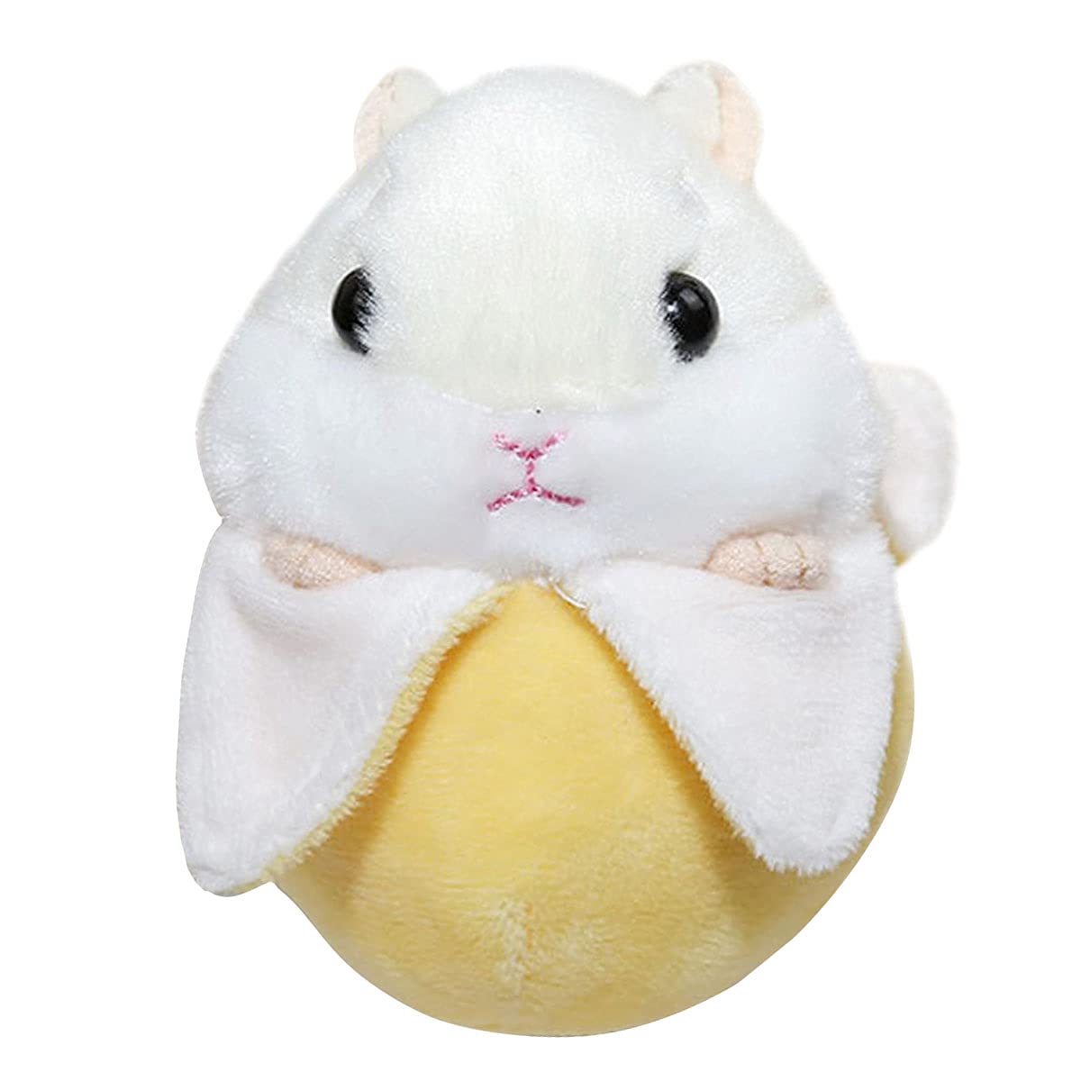 Cuddly Hamster Soft Stuffed Animals Cushion Toy Doll, 4' /10Cm Mouse Plushie Toys Best Birthday Gifts For The Children Kids Baby Toys (Banana)