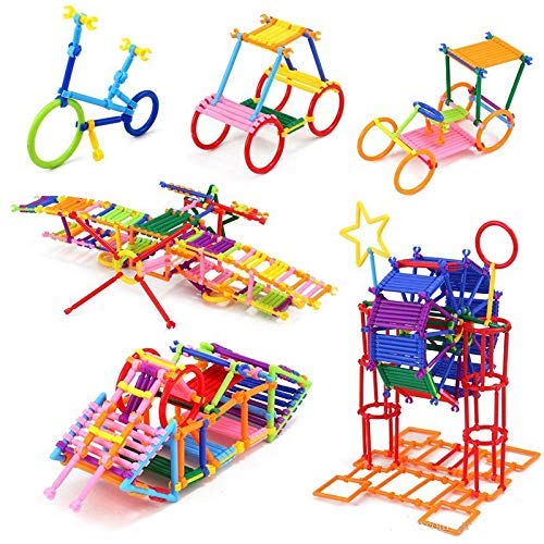 Kiddybuddy  BabyS Little World Vijaya Impex Mega Jumbo Pack Of Educational Building Blocks Smart Stick With Different Shape Ga