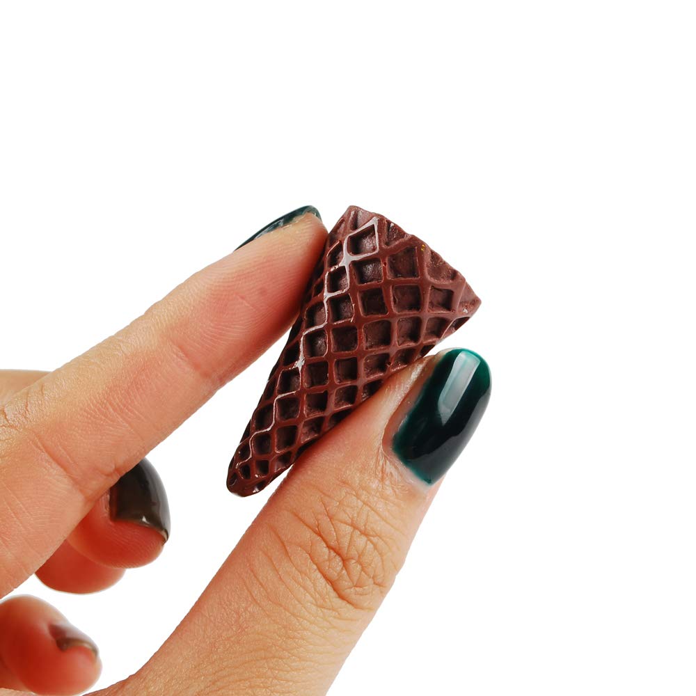 Nwfashion 112Pcs Miniature Decor Dessert Pastry Toy Food Cake Topper Scrapbooking Shoe Decoration Charms (Chocolate)