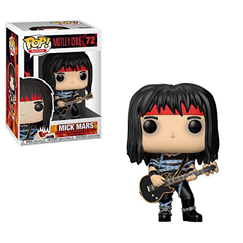 Funko Pop! Rocks: Mötley Crüe Mick Mars Collectible Figure, Multicolor