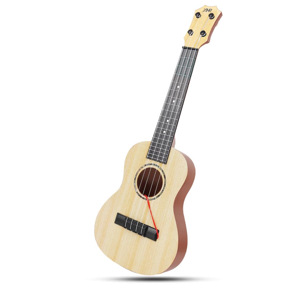 Raimy Kids Ukulele Guitar - 21Inch 4 Strings Guitar Children Musical Instruments Educational Toys With Picks For Toddler Kids Boys Girls Beginner (White)