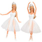 Barwa 3 Sets Ballerina Doll Clothes Ballet Outfits Dance Dresses Costume Mirror Tutu Skirt With 3 Shoes 3 Crown Accessories For 11.5 Inch Girl Doll