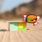 CANDYCAR Wooden Diecast Collection - Hamburger Shack  enhanced Handcrafted Beech Wood Toy