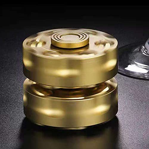 Cool Alloy Fidget Spinner Metal Toy For Kids Adults, Fidget Cube Chain Toys Small Sensory Gadget Finger Hand Spinner Focus Desk