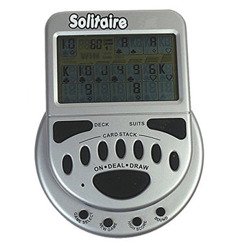 John Hansen Cs3010 Mega Screen Solitaire Handheld Electronic Game, Blue