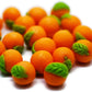 1shopforyou 20 Psc Orange Dollhouse Miniatures Food Kitchen