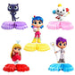 PC True and the Rainbow Kingdom Honeycomb Centerpiece - 5 Pcs Paper Kids' Party Decorations
