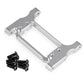 Mohero Aluminum Cnc Front Steering Servo Mount Upgrade Parts For 1/10 Scale Trx-4 Crawler Car (Silver)