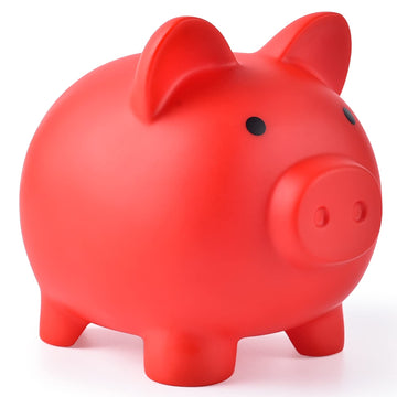 Pjdrllc Piggy Bank, Unbreakable Plastic Money Bank, Coin Bank For Girls And Boys, Medium Size Piggy Banks, Practical Gifts For B