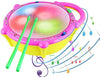 Brijbazaar Flash Musical Drum, Flash Drum With 3D Lights, Flash Drum Series, Music Baby Toy For 2 3 4 Year Kid Boy Girl