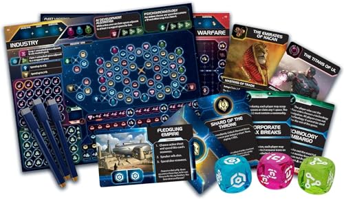 Twilight Inscription Board Game | Sci-Fi Strategy | Twilight Imperium Adventure For Adults And Teens | Ages 14+ | 1-8 Players | Average Playtime 90-120 Minutes | Made By Fantasy Flight Games