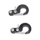 Lafeina Rc Crawler Winch Hooks, Metal Trailer Tow Hook For 1/10 Rc Car Scx10 Tamiya Cc01 D90 D110 Tf2 Trx4 Accessories (Black)