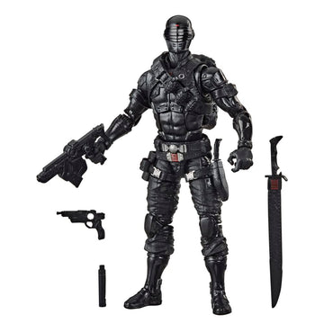 G.I. Joe Snake Eyes Action Figure 6-Inch Scale, Multicolor, Model E8490, Premium Collectible Toy with Accessories