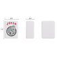 GUSTARIA American Mahjong Game Set - 166 Premium White Tiles, Blue Carrying Bag, 9"x20"x3", Melamine, 4 Color Racks/Pushers