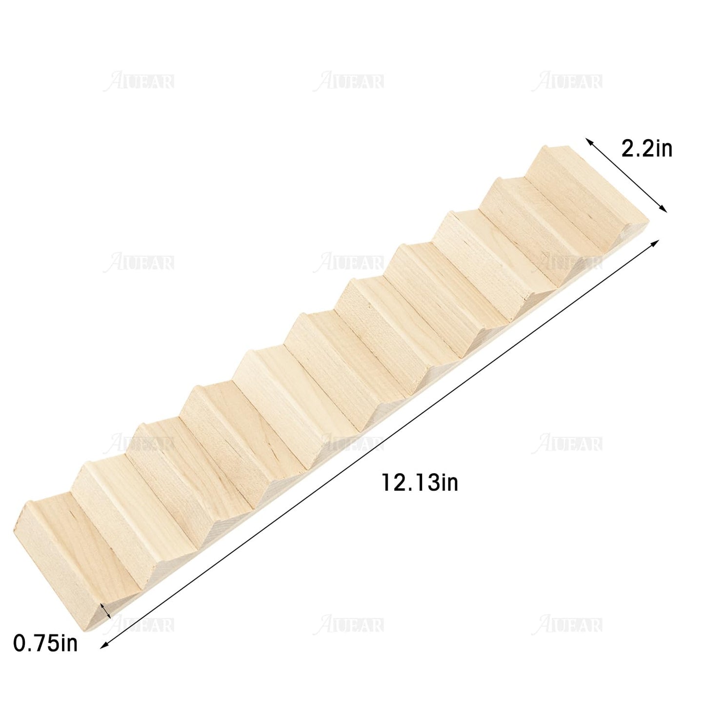 Auear, Miniature Stairs Wood Stair 1:12 Wooden Stringer Steps Model Diy Staircase Accessories Decor For Furniture Micro Landscap