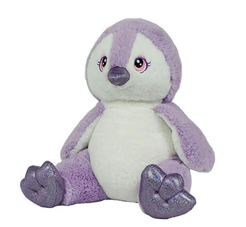 Cuddly Soft 16 Inch Stuffed Purple Penguin...We Stuff 'Em...You Love 'Em!