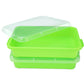 Atmini Sensory Bin Sand Tray With Lid For Toddlers 2 Pcs 15In Portable Sandbox Toy Large Plastic Tray For Kids 3 4 5 6 Fill With