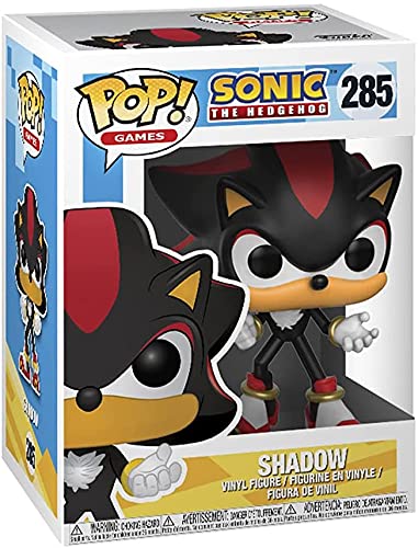 POP Sonic The Hedgehog - Shadow Funko Vinyl Figure (Bundled with Compatible Box Protector Case)  Multicolor  3.75 inches