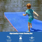HOMEER Water Floating Pad, 11x5 FT Floating Mat 3-Layer Floating Foam Pad Lily Pad Floating Mat for Swimming Pool, Beach, Lake(B