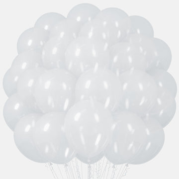 Voircoloria Clear Balloons, 66Pack 12Inch Transparent Latex Party Balloons For Birthday, Wedding, Graduation, Bridal Shower, Bab