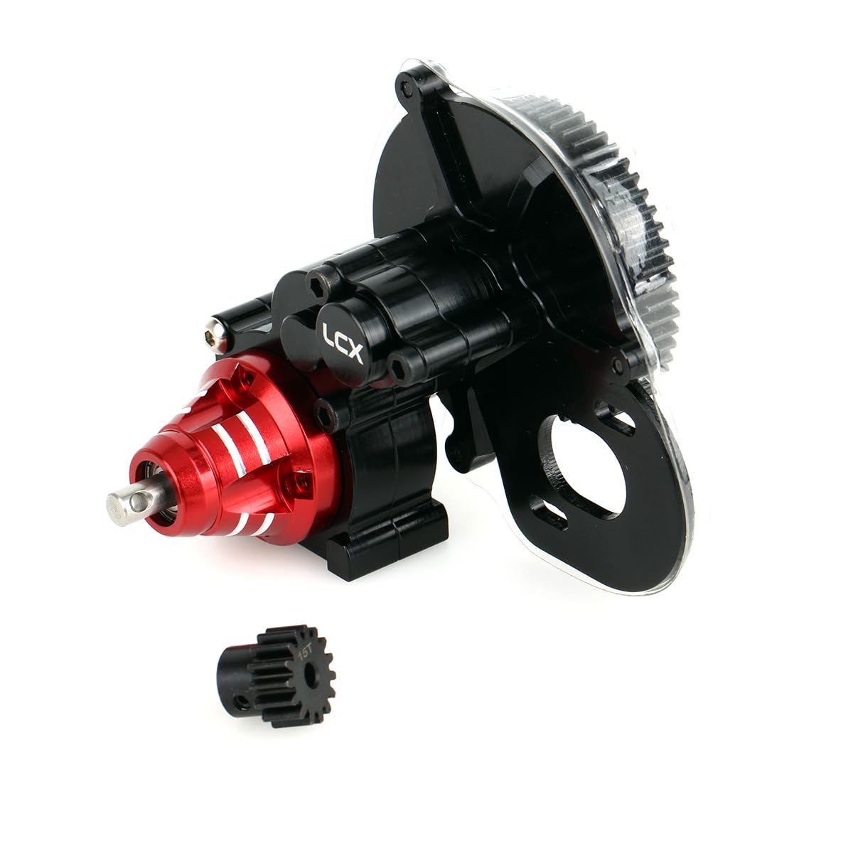 LCX Racing 1/10th RC Crawler Car CNC Machined Aluminum Transmission Complete Gearbox for Axial Wraith RR10 SMT10 AX10,Upgrades P