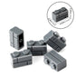 Feleph 360 Pieces 1X2 Masonry Profile Bricks Building Blocks For Wall Parts And Pieces Diverse Bulk Toy Set Compatible With Major Brands (Dark Gray)