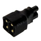 BackBayRC - Stealth Series: All Black No Wire XT30 Parallel Lipo Battery Adapter