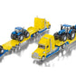 Siku 1805, Lorry with New Holland Tractors, 1:87, Metal/Plastic, Yellow/Blue, Multifunctional