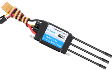 Dh 60A 2-6S Waterproof Brushless Esc Electronic Speed Controller With 5V/6V 8A Bec And Xt60 3.5Mm Banana Head Connector For Mode