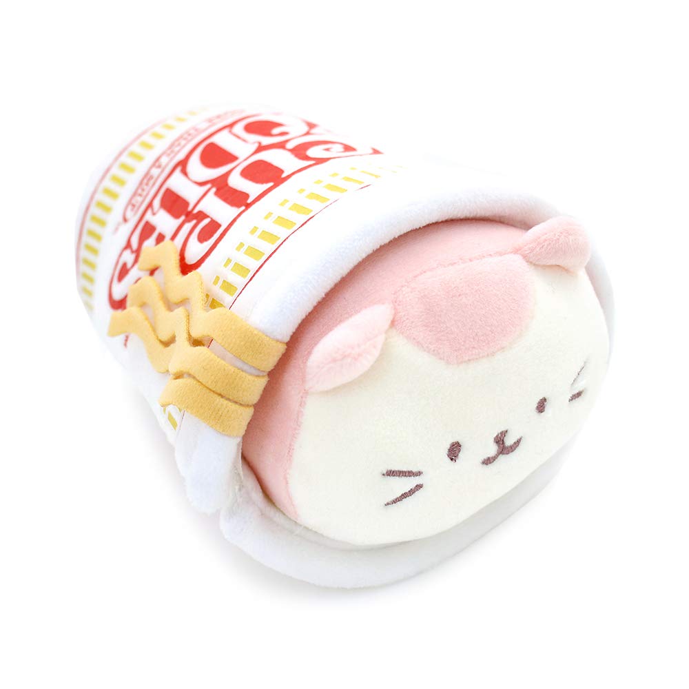Anirollz Stuffed Animal Plush Toy - Official Nissin Cup Noodle Roll Blanket Outfitz Doll |Soft, Squishy, Warm, Cute, Comfort, Sa