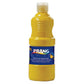 Prang Paint for Kids Tempera Washable Ready to Use Nontoxic Safe 8 oz Single Easy Pour Bottle (Yellow)