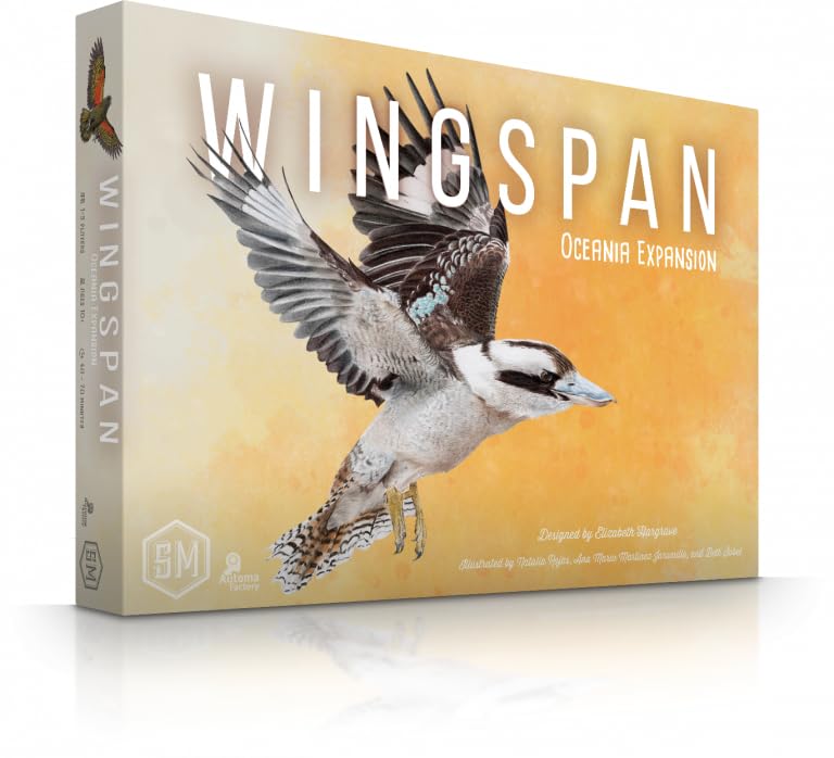 Stonemaier Games: Wingspan Oceania Expansion, Includes New Player Mats And A New Food Type, 40 To 70 Minute Play Time, 1 To 5 Pl
