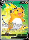 Raichu V 158/172 - Brilliant Stars - Ultra Rare Pokemon Card - Full Art