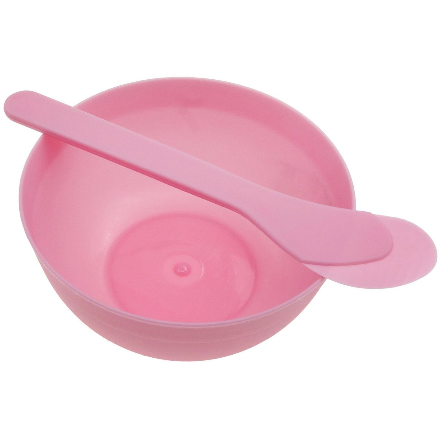 Safycaby Diy Slime Making Tools 8 Plastic Slime Bowl And 8 Glue Mixing Spoons For Funny Craft Making Arts (8 Sets Pink)