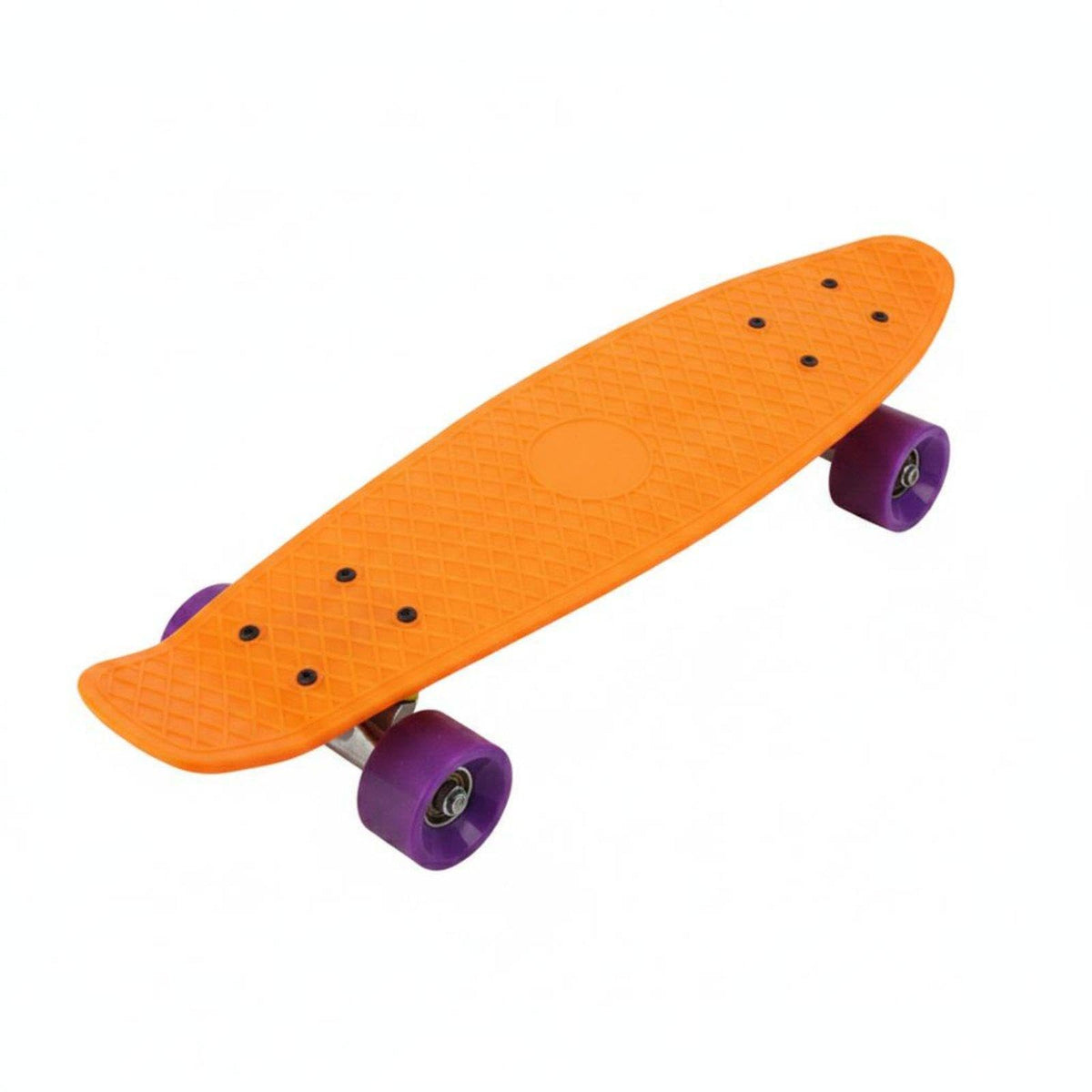 SNAPPSY Penny Board Colorful Skateboard Lightweight 27 Inch Cruiser Skateboard for Beginners, Outdoor, Travel Orange