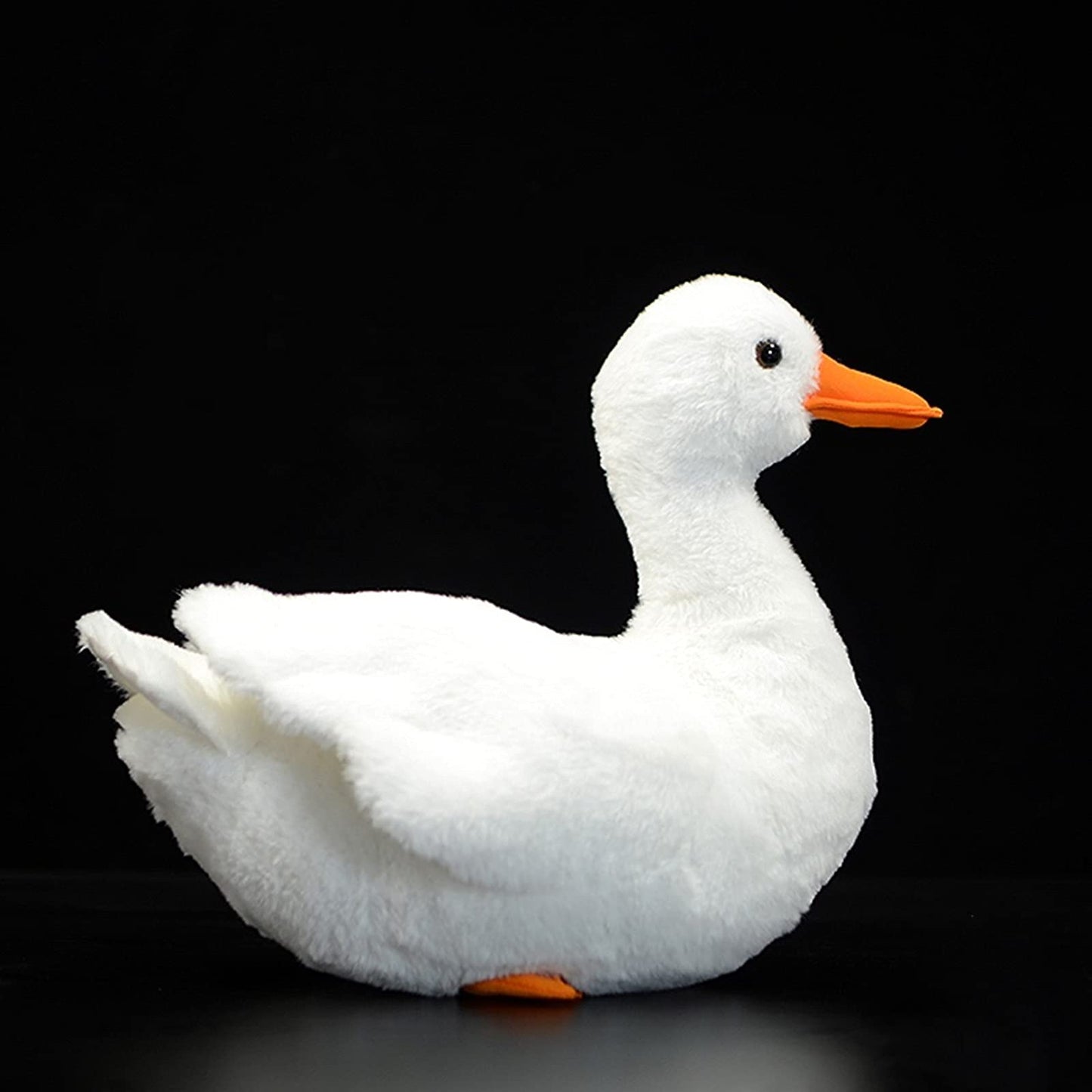 ZHONGXIN MADE 12" Cole Duck Plush Toy - Soft White Stuffed Animal for Kids