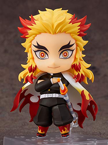 Good Smile Company Kyojuro Rengoku Nendoroid Action Figure 3.93 Inch Multi-color Model 194903