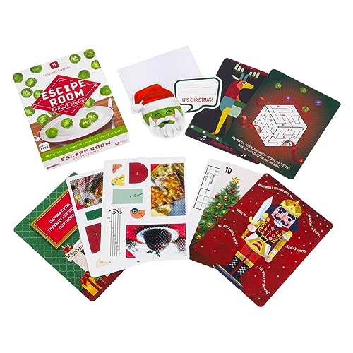 Talking Tables Kids Escape Room Game - Christmas Sprout Edition, Fun Paper Tabletop Game for Family Dinner & Secret Santa