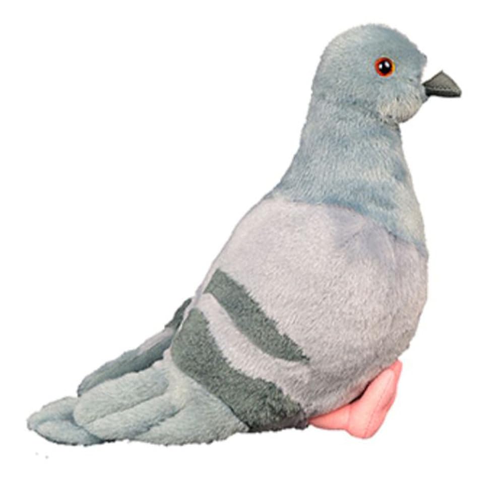 JIANEEXSQ Realistic Pigeon Plush Toy, Soft Multicolor Dove Stuffed Animal, Birthday Gift Decor, Model 746566498935