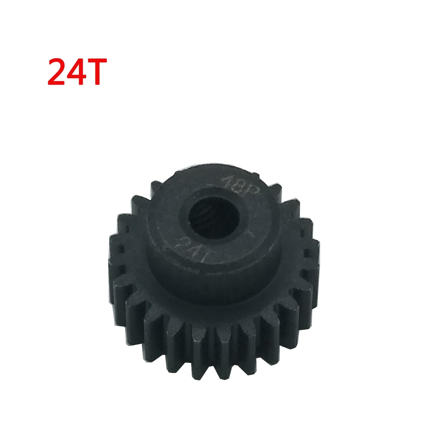 Yijialink 5-Pack Steel 48P Pinion Gear Sets 24T 25T 26T 27T 28T With Screws For 3.175Mm (1/8-Inch) Shaft 1/10 Rc Car Brushless B
